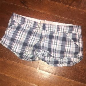 Hollister plaid shorts